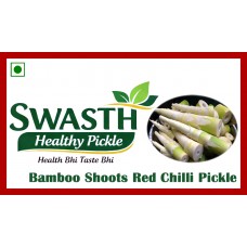 Swasth Bamboo Shoots Pickle (Red Chilli) - 400 gms